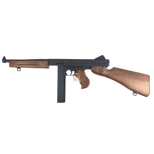 Airsoft Tüfek Cybergun Licensed / WE M1A1 Thompson Gas Blow Back SMG.