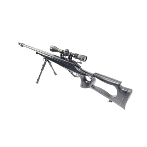 Airsoft Tüfek WELL G210D Gas Sniper Rifle w/Scope & Bipod