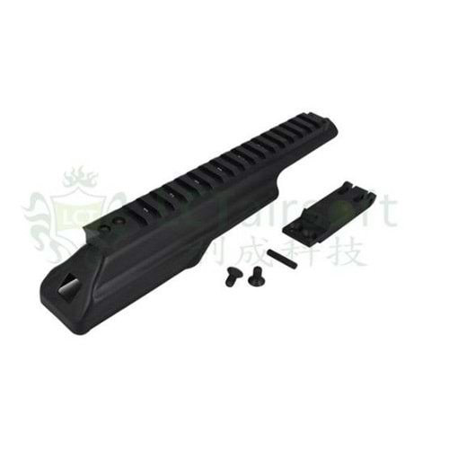 LCT Aluminum & Steel Dust Cover Rail For AK-47 / AK-74 AEG (BK) [LCT-PK-213]
