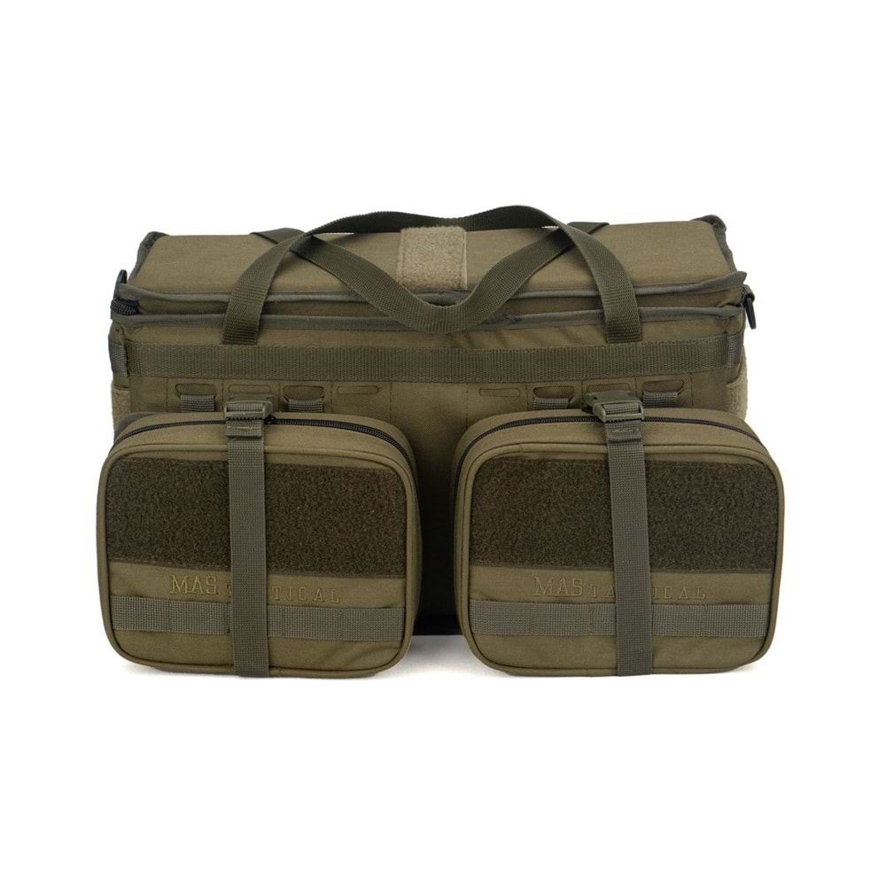 Teçhizat Çantası 35Lt (Modüler Set) Haki 47X26X20Cm Yatay Çantalı