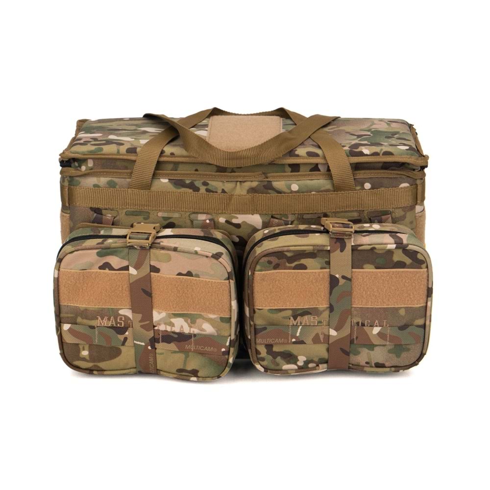 Teçhizat Çantası 35Lt (Modüler Set) Multicam 47X26X20Cm Yatay Çantalı