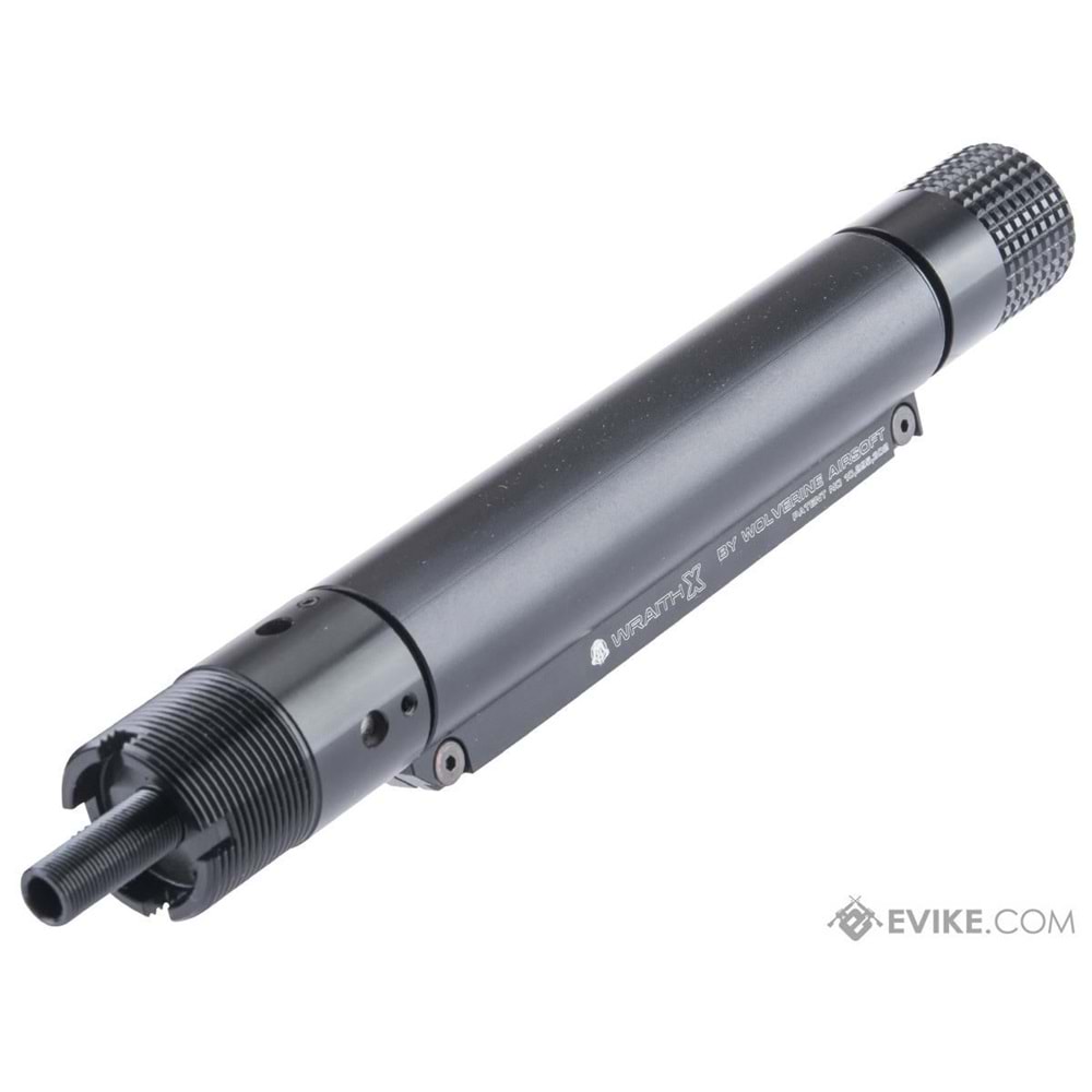 Wolverine Airsoft Wraith X 12g/33g CO2 Stock w/ Storm In-Buffer Regulator for M4 Airsoft Series Rifles