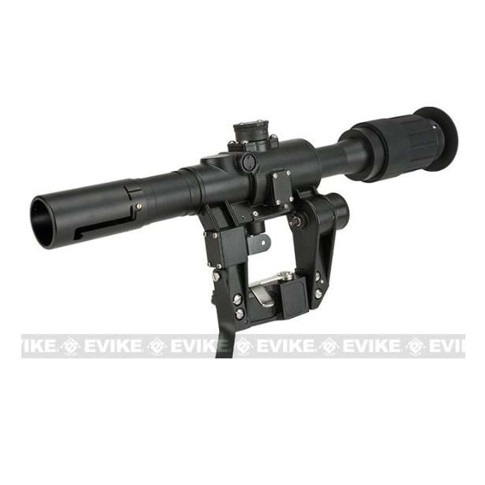 Matrix Illuminated PSO-1 Type Scope for Dragonov SVD Sniper Rifle Series (Color: Black / 4x26)