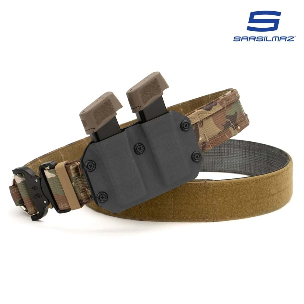 Kydex Şarjör Kılıfı 9mm Sarsılmaz Siyah