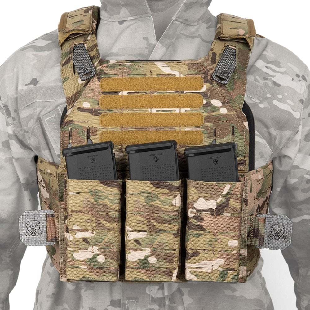 Mas Tactical® Plaka Taşıyıcı 6394 Lazer Kesim Multicam