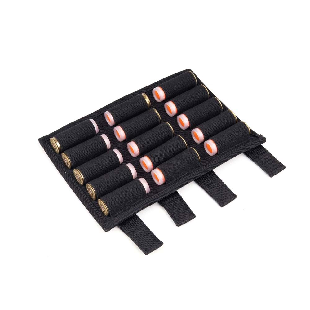 Mas Tactical® Fişeklik 12 Cal. Ön Panel Siyah