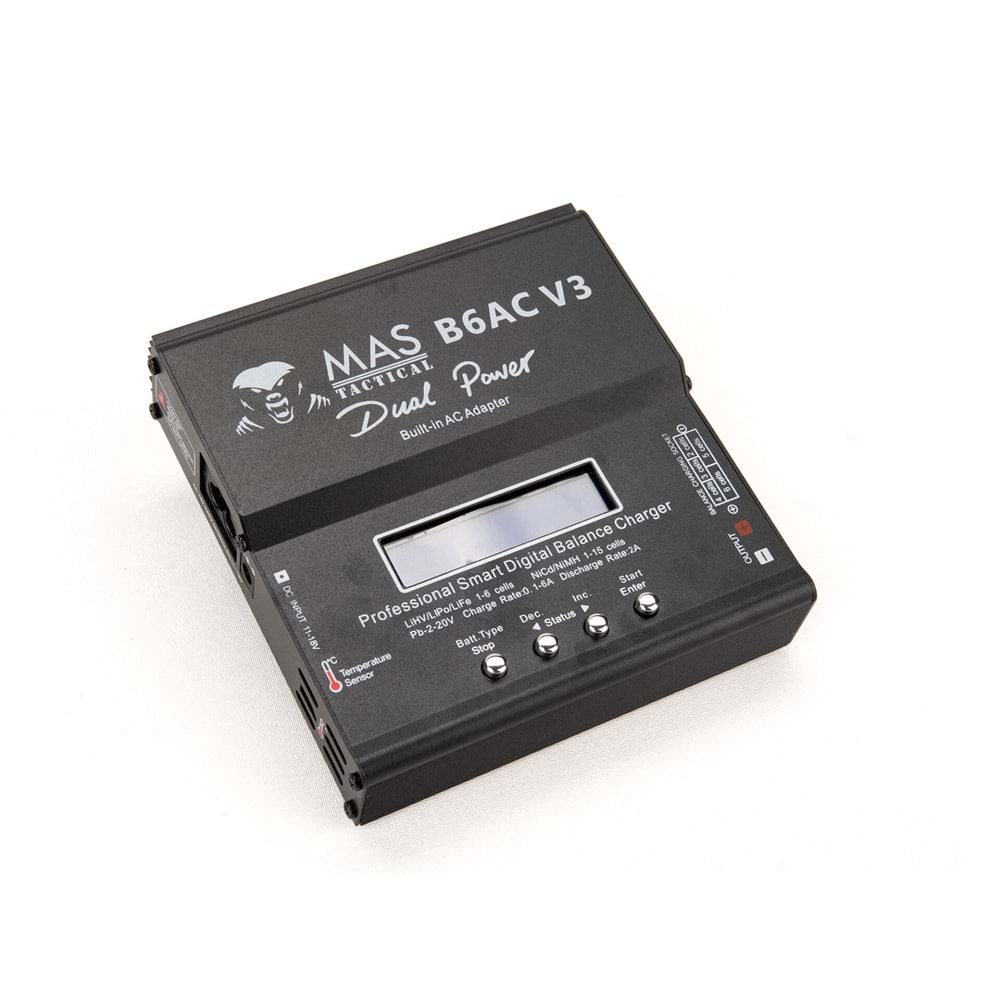 Akıllı Şarj Aleti IMAX B6AC Dahili Adaptörlü LIPO, NIMH, Pb 80W