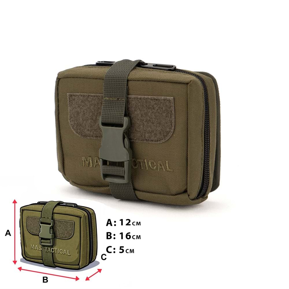 Mas Tactical® Sağlık Çantası Haki Küçük Gen2