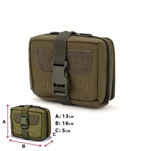 Mas Tactical® Sağlık Çantası Haki Küçük Gen2