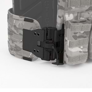 Mas Tactical® Tegris Yan Panel Hızlı Söküm Tokalı Kumaş Kaplı Siyah