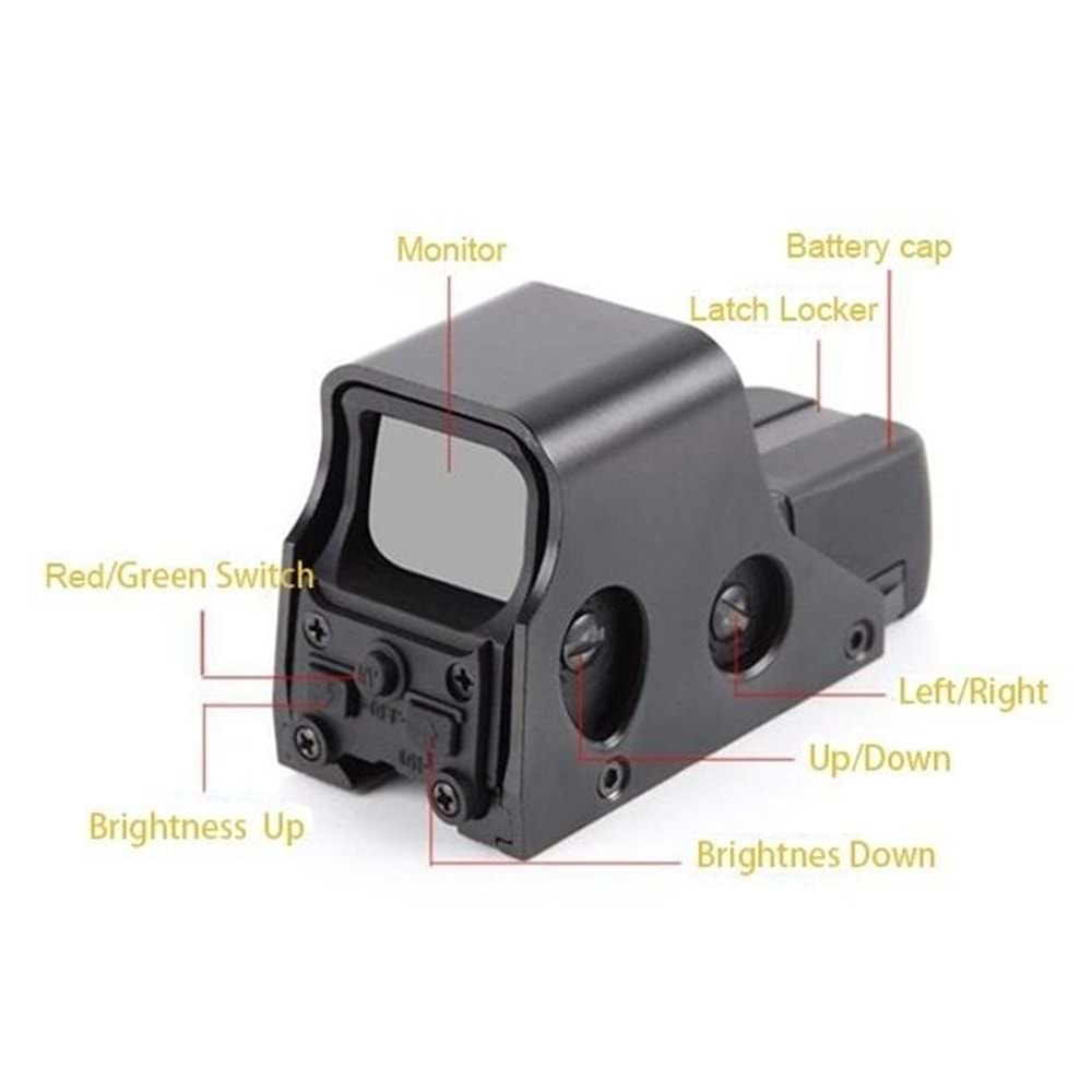 Comet - 551 Tipi Siyah Reddot (RD005)