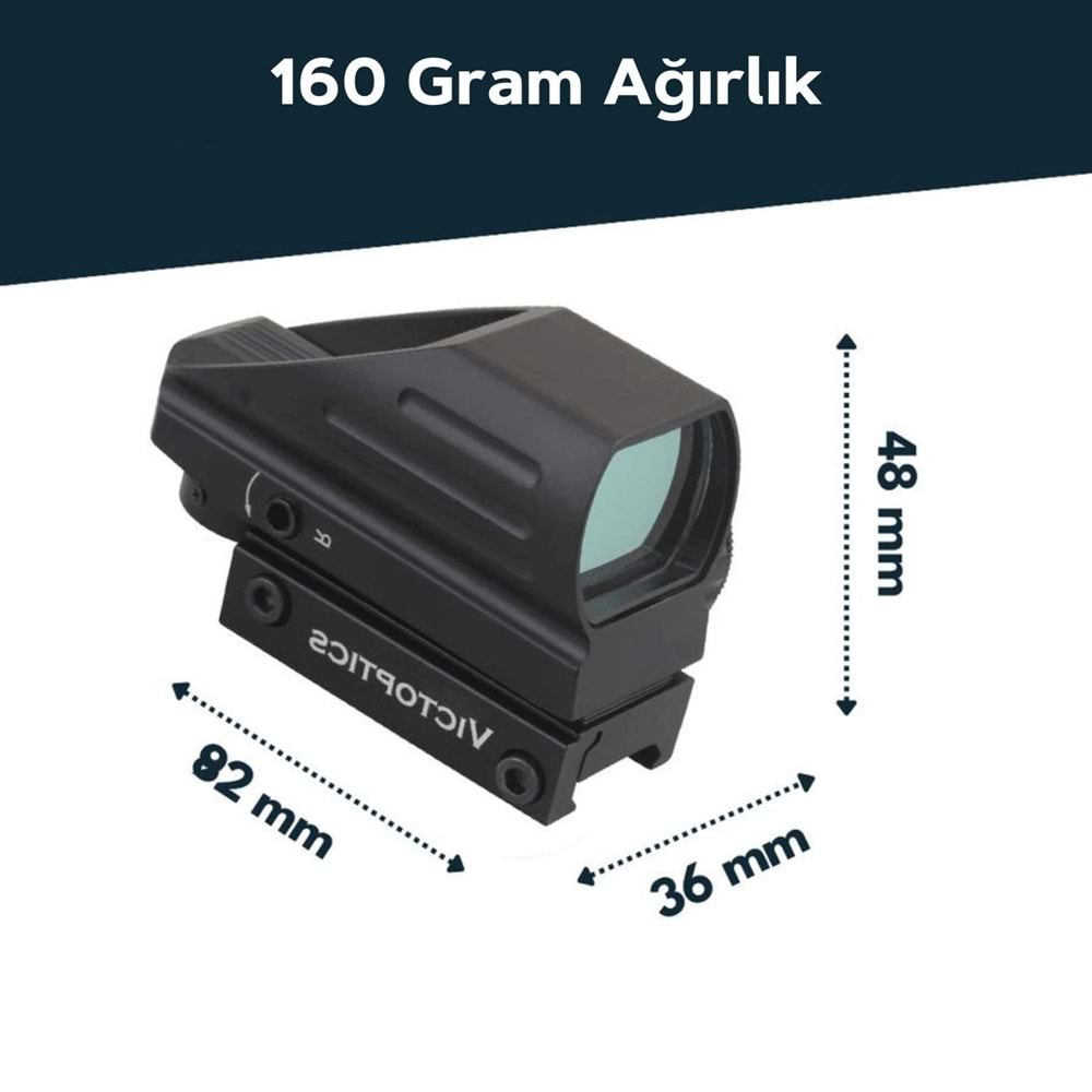 Victoptics TMC 1X22X33 REDDOT/ GREEN DOT NİŞANGAH