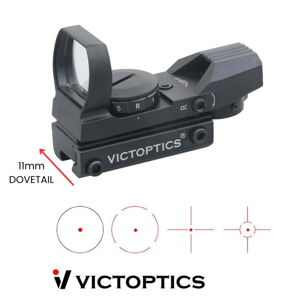 Victoptics Z1 1X23X34 DOVETAIL 11mm Red Dot Nişangah RDSL-20