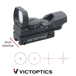 Victoptics Z1 1X23X34 DOVETAIL 11mm Red Dot Nişangah RDSL-20