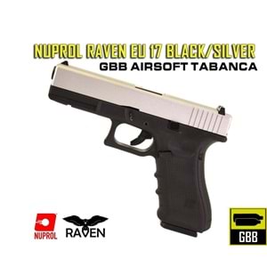 NUPROL RAVEN Glock G17 SILVER Gen4 - Siyah/Gümüş