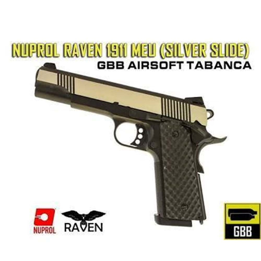 Nuprol RAVEN 1911 MEU (SILVER SLIDE)