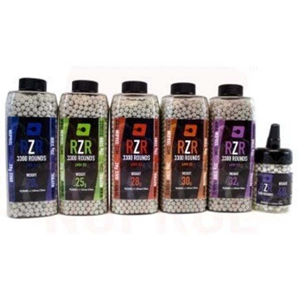 Nuprol RZR 0.43G AirSoft SNIPER BB 1000 Adet