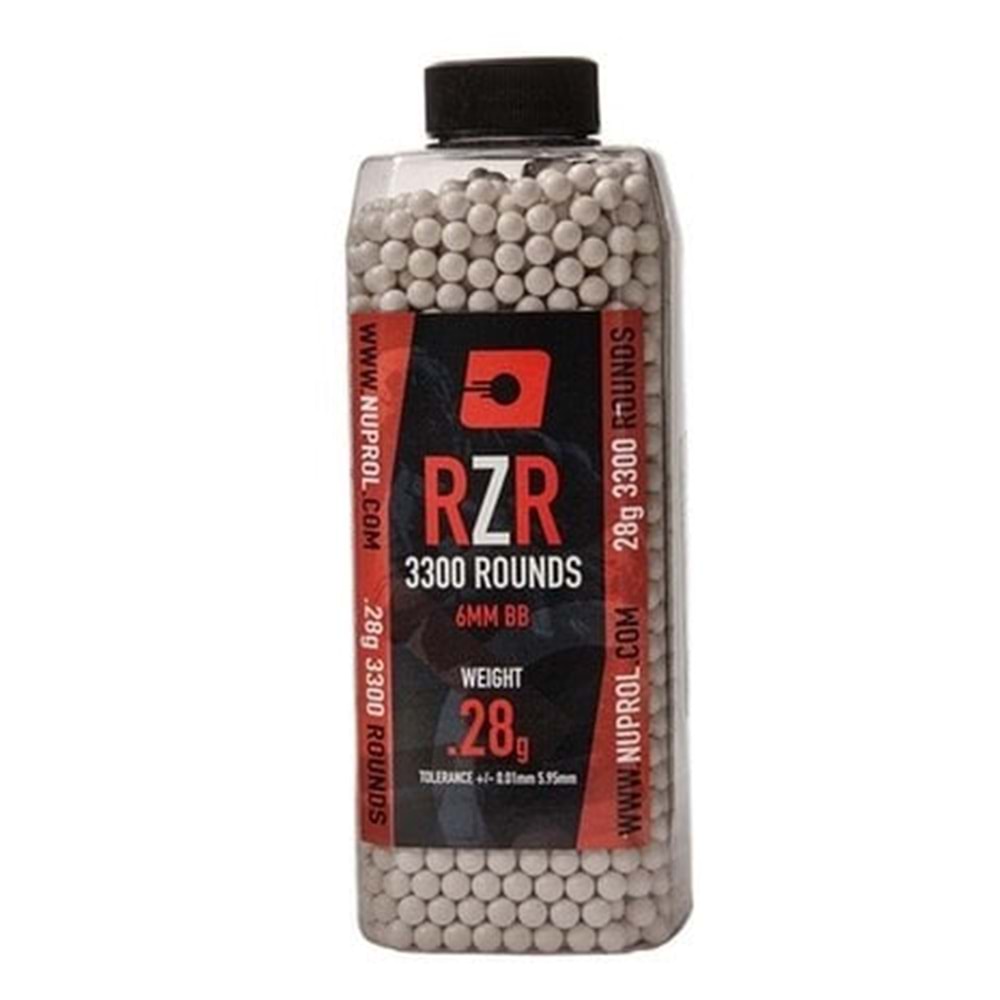 Nuprol RZR 0.28G AirSoft BB 3300 Adet