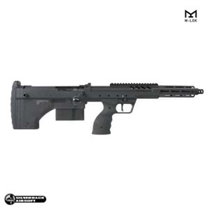 SILVERBACK SRS A2/M2 ''16inç Namlu'' Desert Tech Lisanslı COVERT Airsoft Sniper Tüfek - Siyah