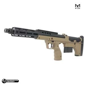 SILVERBACK SRS A2/M2 ''16inç Namlu'' Desert Tech Lisanslı COVERT Airsoft Sniper Tüfek - Tan