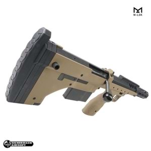 SILVERBACK SRS A2/M2 ''16inç Namlu'' Desert Tech Lisanslı COVERT Airsoft Sniper Tüfek - Tan