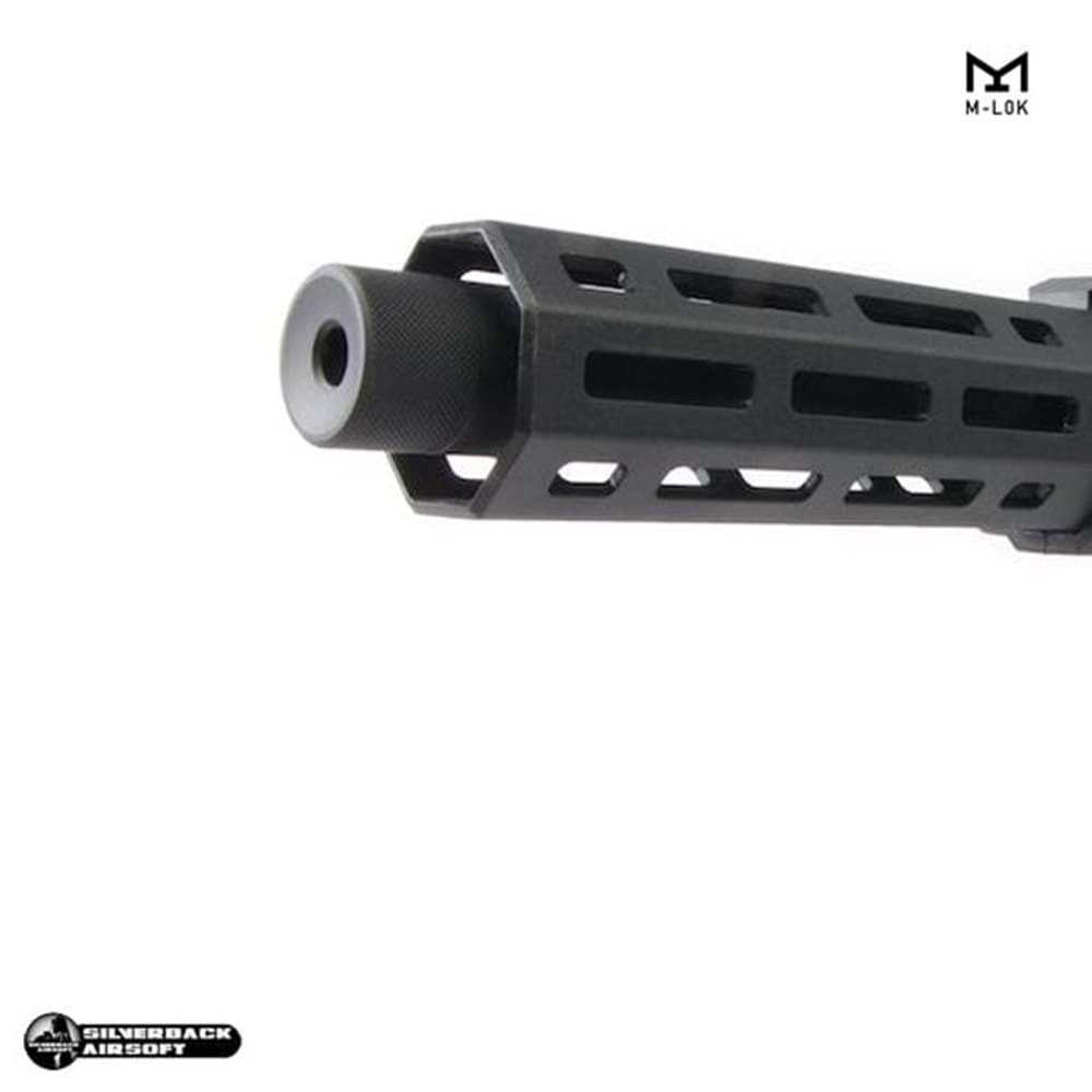 SILVERBACK SRS A2/M2 ''16inç Namlu'' Desert Tech Lisanslı SPORT Airsoft Sniper Tüfek - Siyah