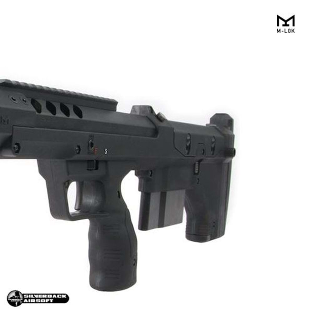 SILVERBACK SRS A2/M2 ''16inç Namlu'' Desert Tech Lisanslı SPORT Airsoft Sniper Tüfek - Siyah