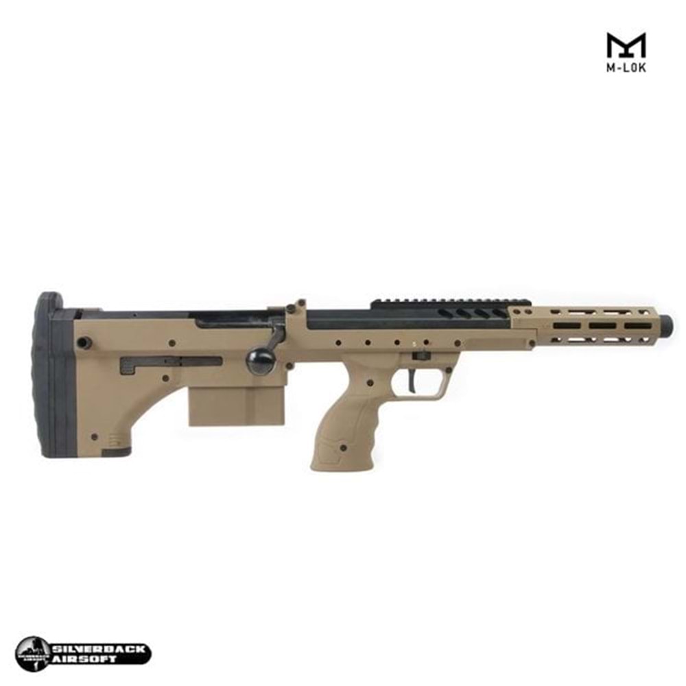 SILVERBACK SRS A2/M2 ''16inç Namlu'' Desert Tech Lisanslı SPORT Airsoft Sniper Tüfek - TAN