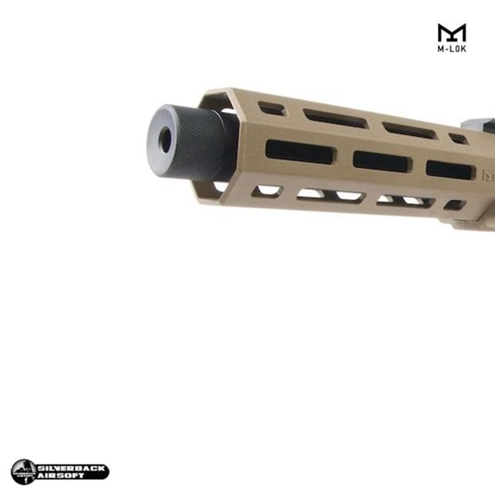 SILVERBACK SRS A2/M2 ''16inç Namlu'' Desert Tech Lisanslı SPORT Airsoft Sniper Tüfek - TAN