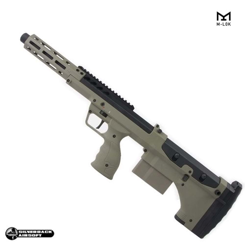 SILVERBACK SRS A2/M2 ''16inç Namlu'' Desert Tech Lisanslı SPORT Airsoft Sniper Tüfek - YEŞİL