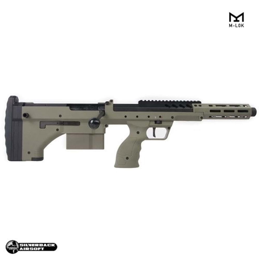 SILVERBACK SRS A2/M2 ''16inç Namlu'' Desert Tech Lisanslı SPORT Airsoft Sniper Tüfek - YEŞİL