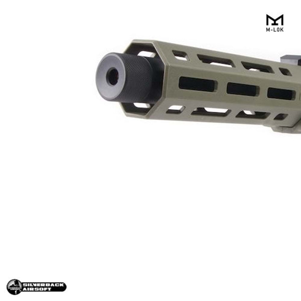 SILVERBACK SRS A2/M2 ''16inç Namlu'' Desert Tech Lisanslı SPORT Airsoft Sniper Tüfek - YEŞİL