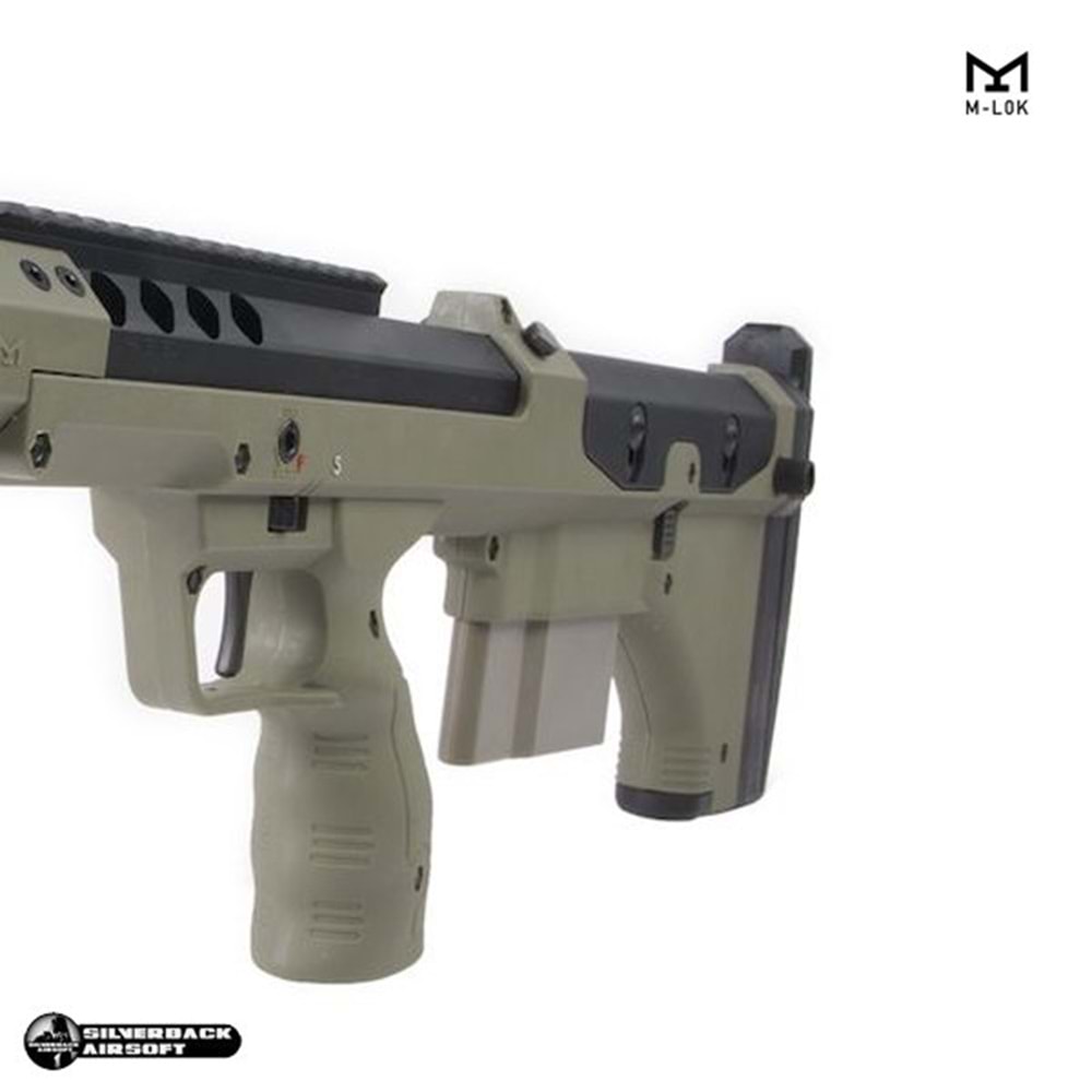 SILVERBACK SRS A2/M2 ''16inç Namlu'' Desert Tech Lisanslı SPORT Airsoft Sniper Tüfek - YEŞİL