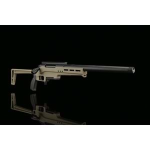 SILVERBACK TAC41L FDE BOLT ACTION AIRSOFT SNIPER TÜFEK - ÇÖL RENGI (SBA-BLT-32FDE)