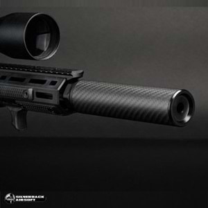 SILVERBACK Karbon Dummy Airsoft Susturucu Replika Kısa 24 mm CW