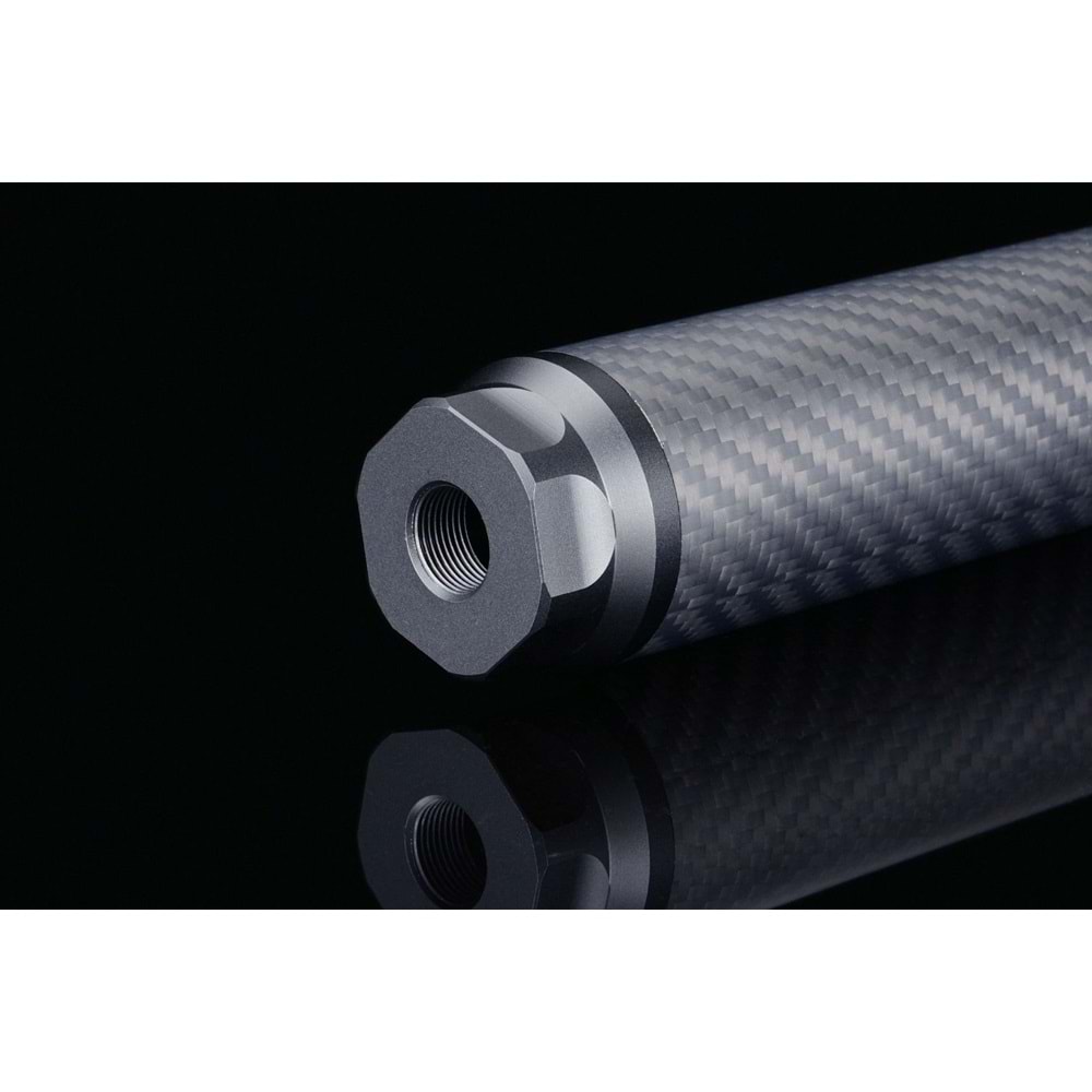 Silverback Airsoft Carbon Susturucu UZUN 14mm CCW