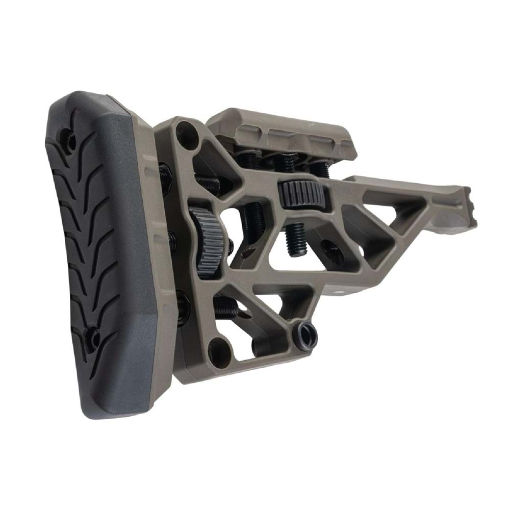 Silverback TAC-41 Katlanır Picatinny Polimer Dipçik Ayarlanabilir Haki- SBA-STK-44OD