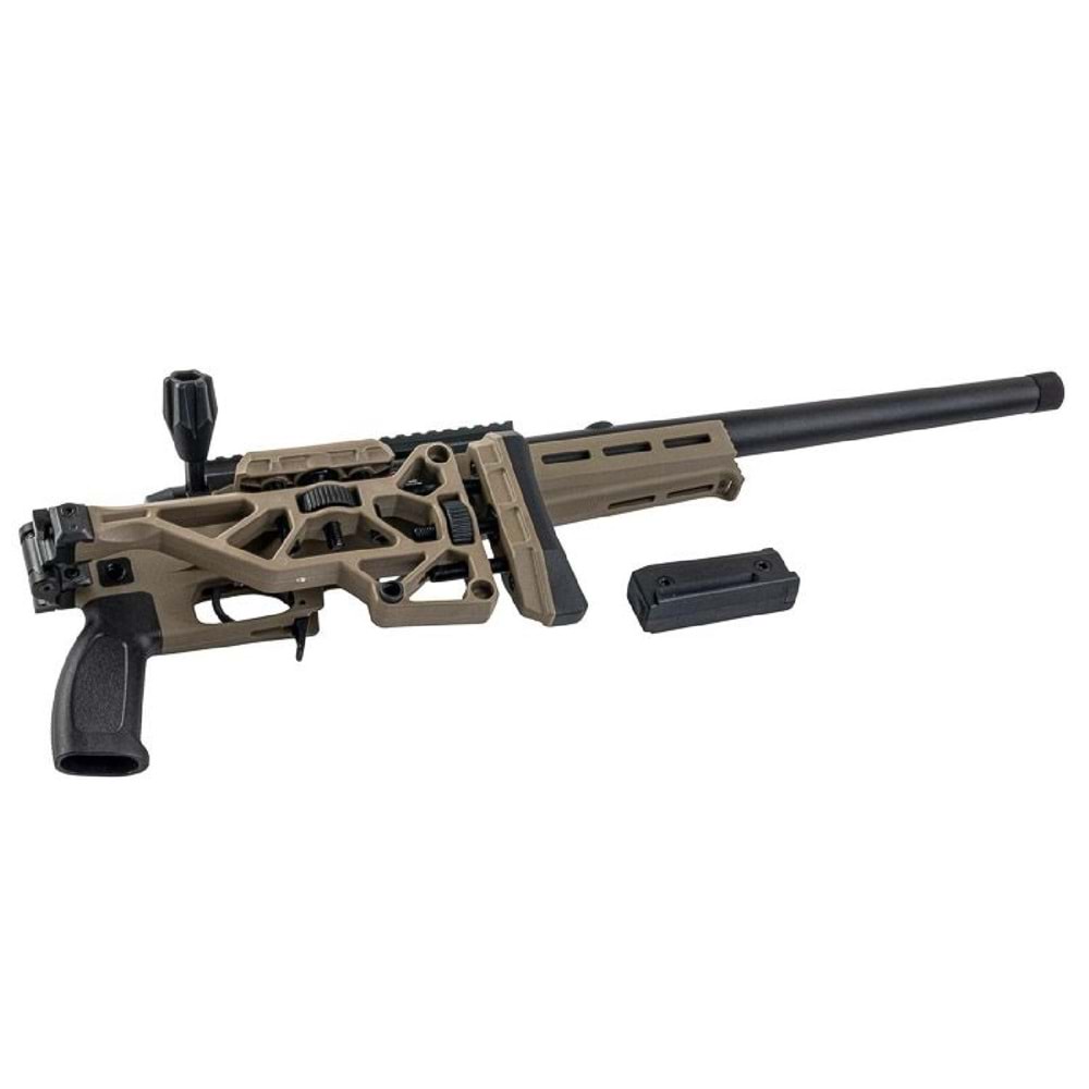 Silverback TAC 41 L Lite Chassis & Katlanır Dipçik Airsoft Bolt Action Tüfek (FDE)