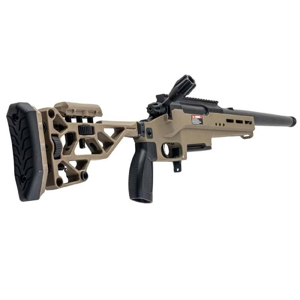 Silverback TAC 41 LS Lite Sport Version Chassis & Katlanır Dipçik Airsoft Bolt Action Tüfek (FDE)