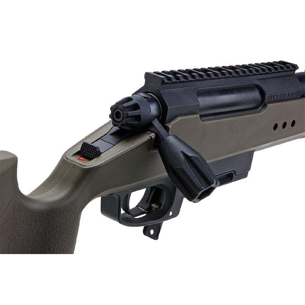 Silverback TAC-41PS Classic Polimer Dipçik Sport Version Sniper Bolt Action Airsoft Tüfek – Yeşil (SBA-T41PS-OD)