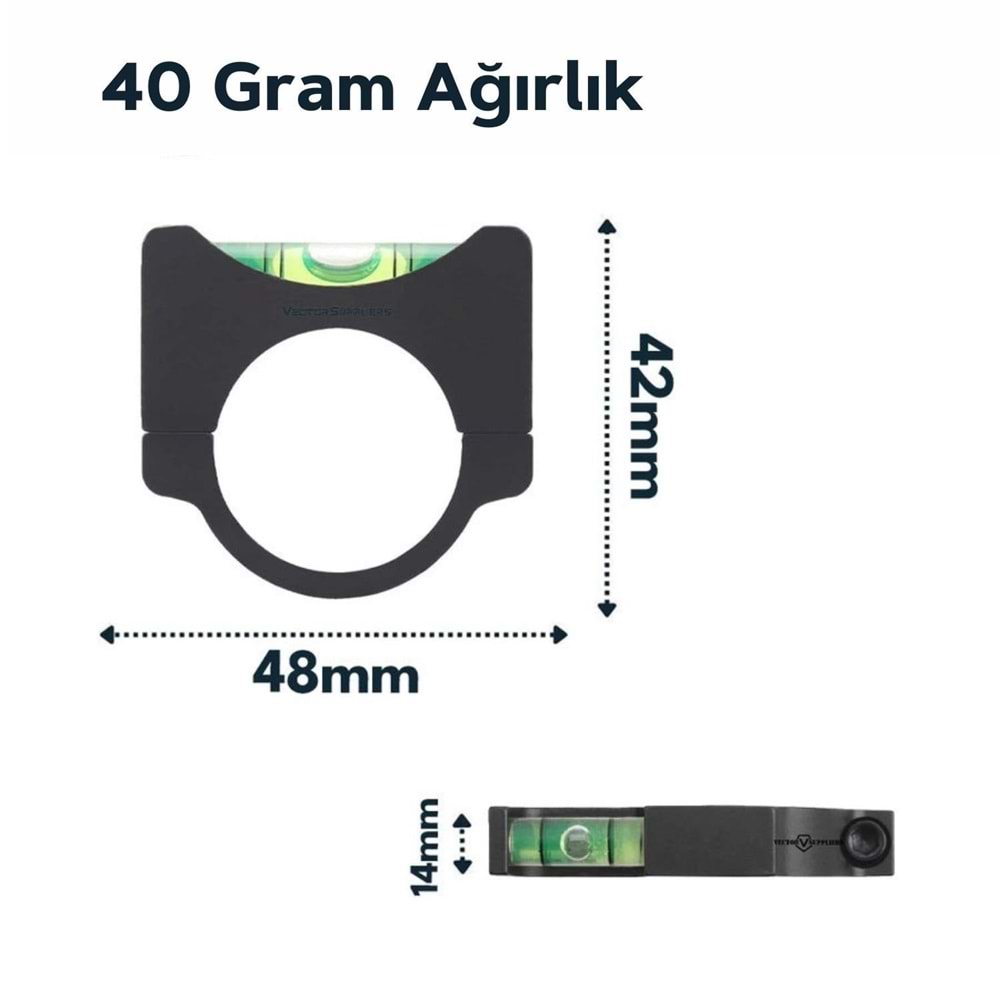 Dürbün terazisi Dürbün Dengeleyici 30mm/25.4mm Göbek ayarlı SCACD-01