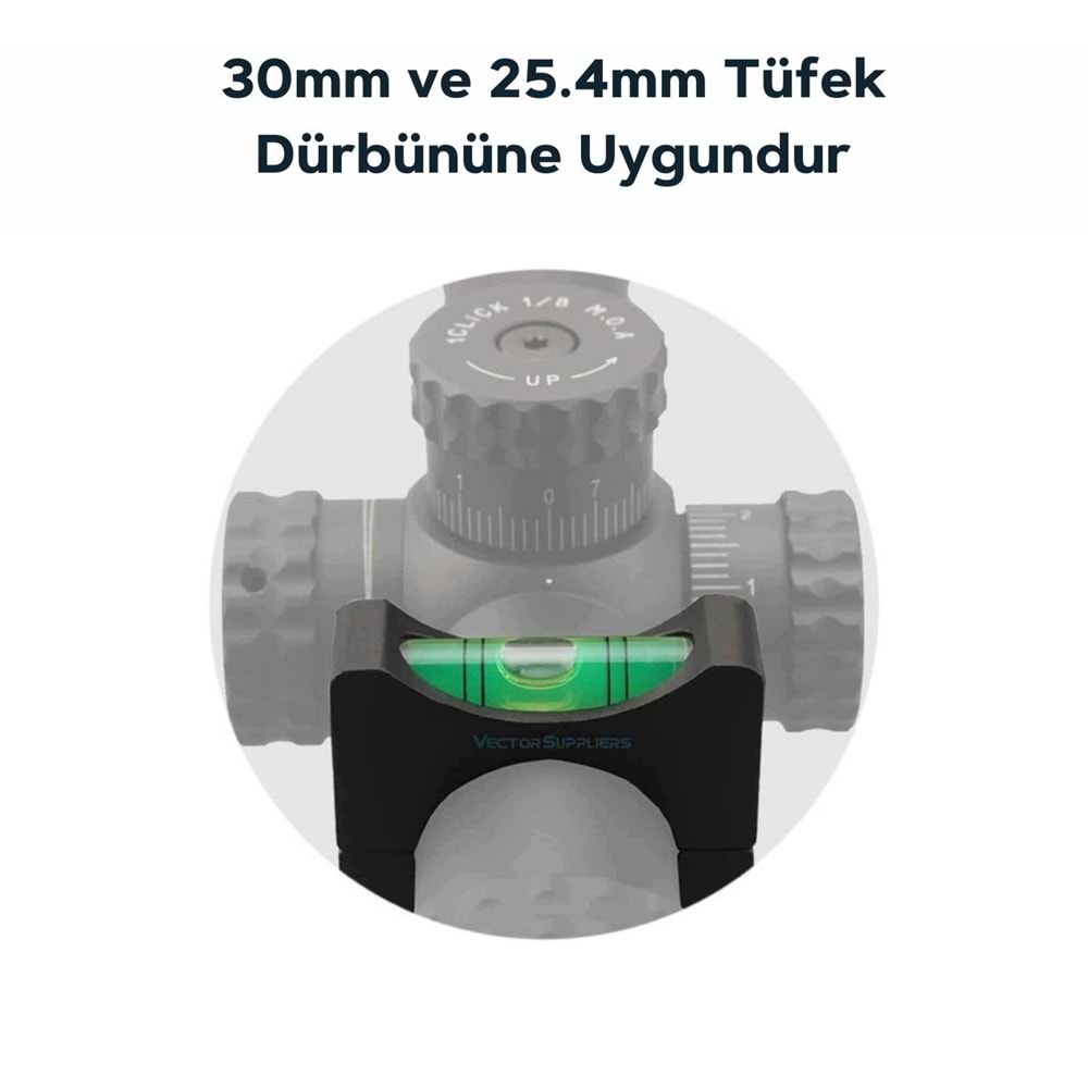 Dürbün terazisi Dürbün Dengeleyici 30mm/25.4mm Göbek ayarlı SCACD-01