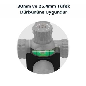 Dürbün terazisi Dürbün Dengeleyici 30mm/25.4mm Göbek ayarlı SCACD-01