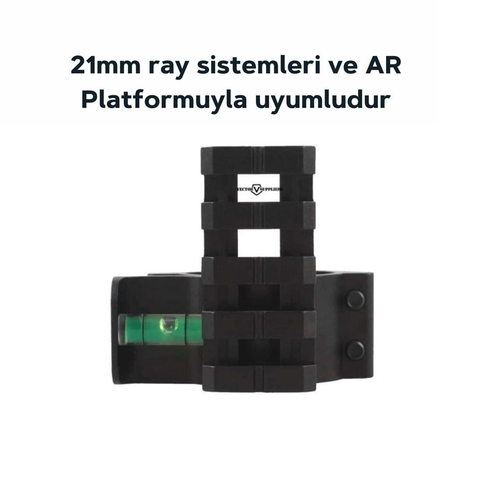 Dürbün Terazisi + Ray Aparatı 30mm/25.4mm SCACD-07