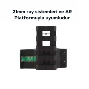 Dürbün Terazisi + Ray Aparatı 30mm/25.4mm SCACD-07
