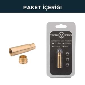 Vector Viperay 7.62x39mm Bore Sight Namlu içi Dürbün Sıfırlama Lazeri SCBCR-05