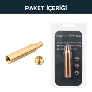 Vector Viperay .30-06mm Bore Sight Namlu içi Dürbün Sıfırlama Lazeri SCBCR-07