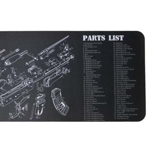 AK47 Tüfek Temizleme Servis Altlığı (Bench Mat)