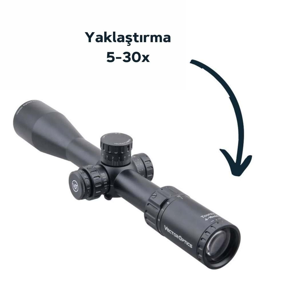 VECTOR Taurus 5-30x56 FFP Tüfek Dürbünü SCFF-14