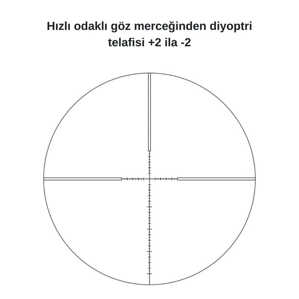 Vector Optics Veyron 4-16x44FFP Tüfek Dürbünü SCFF-22